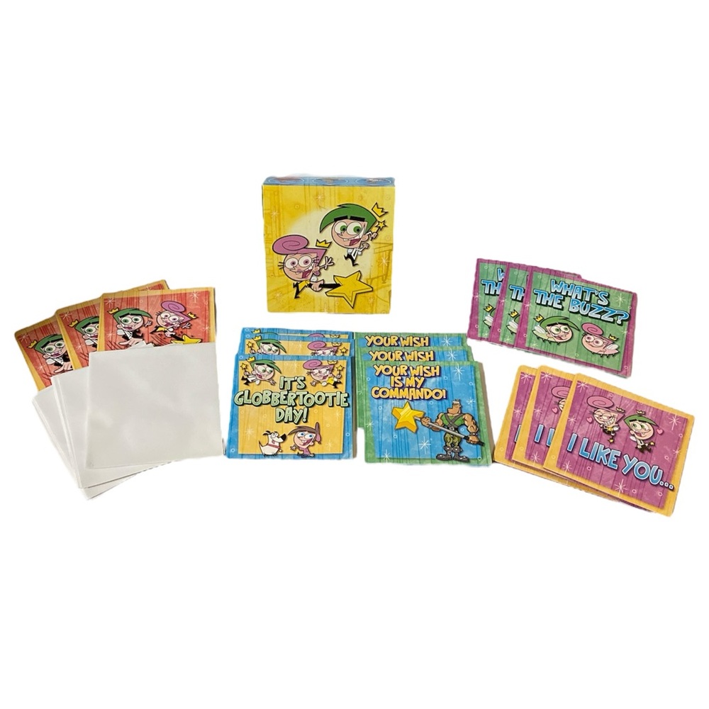 Nickelodeon Nickspressions SmellAGrams The Fairly Odd Parents Greeting Cards Y2k